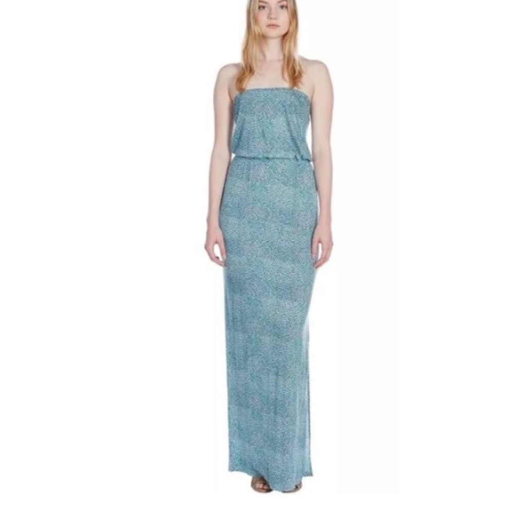 Joie Dalila Strapless Coastal Beach Maxi Dress